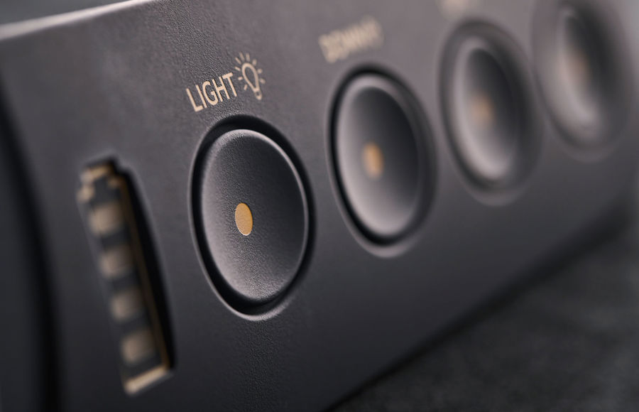 Silicone rubber keypad with distinct shaped buttons for outdoor, rugged environments. Using rubber keypad material opens up endless possibilities for key design. 