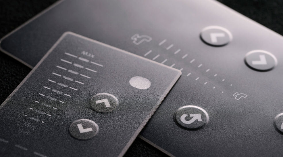 Frontfolien mit Prägung