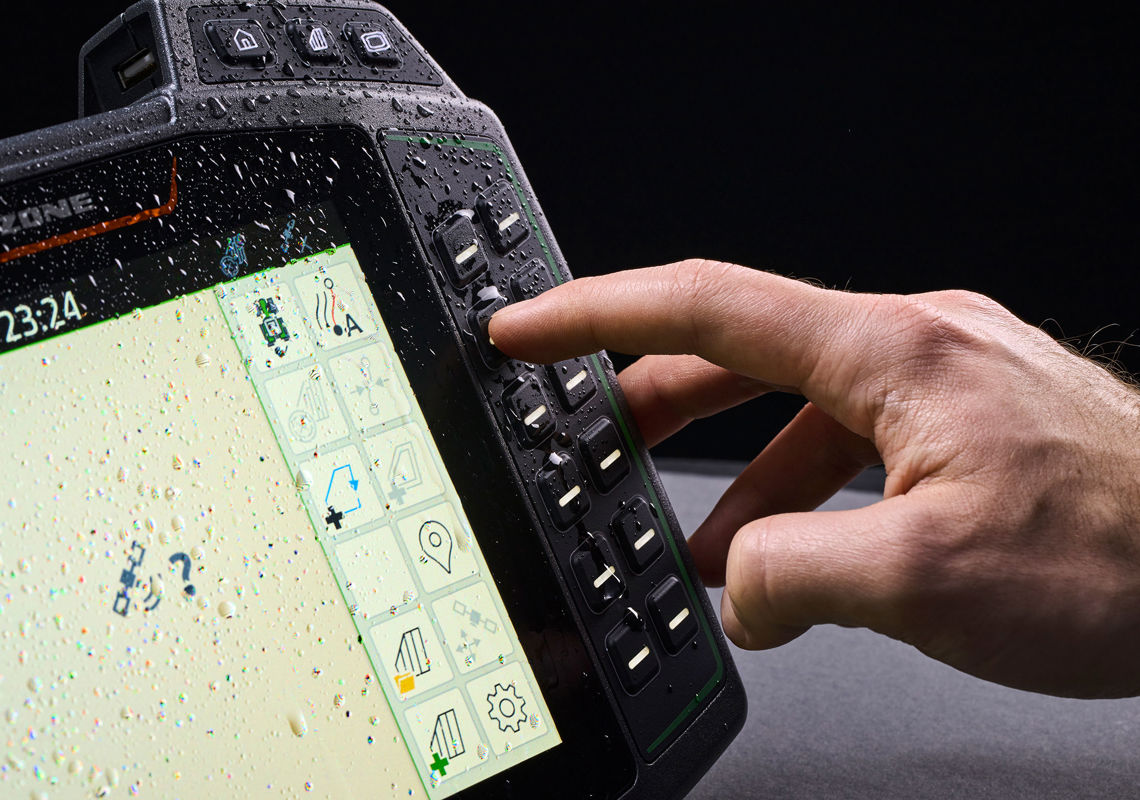Water-resistant silicone rubber keypad - reliable controlling in rugged environments